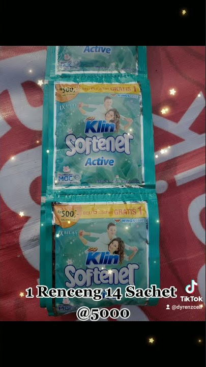 Soklin softener pewangi pelembut pakaian