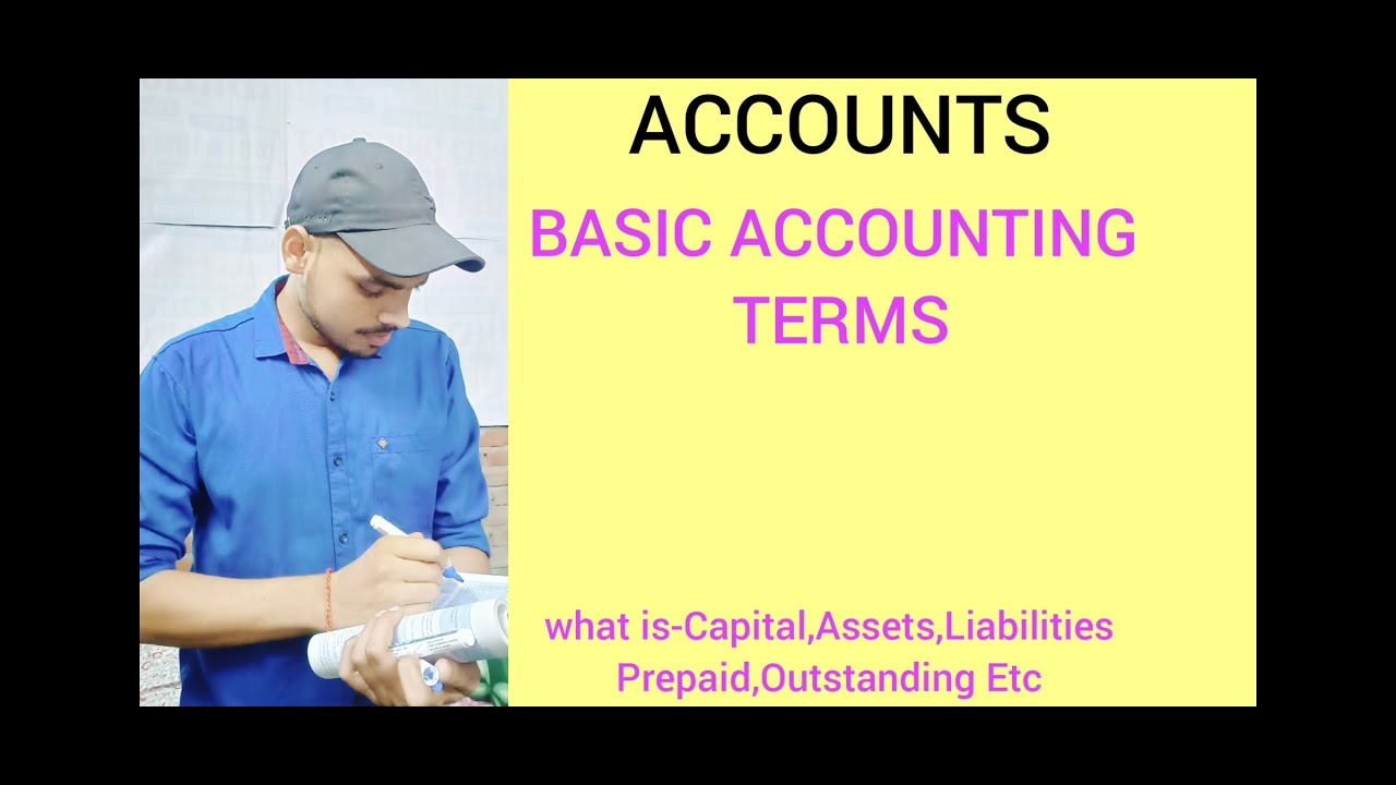 BASIC ACCOUNTING TERMS what is{Capital,Assets,Liabilities,Prepaid