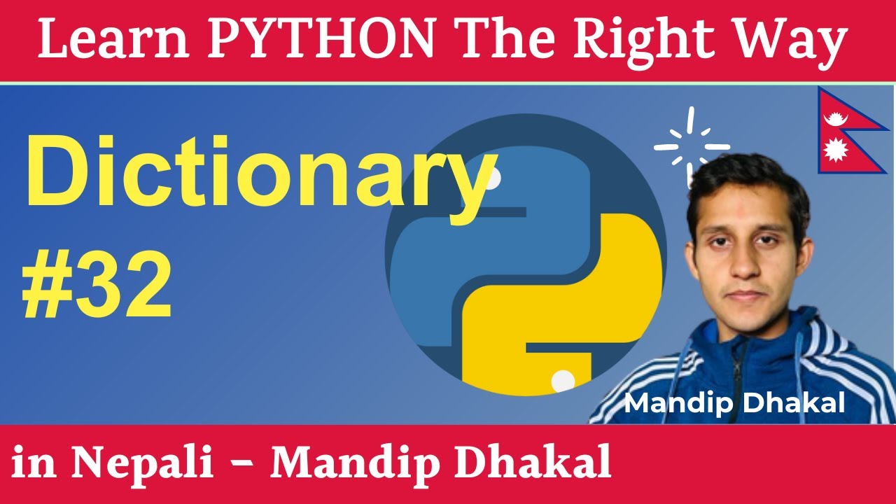 32. Dictionary in Python [in Nepali] - YouTube