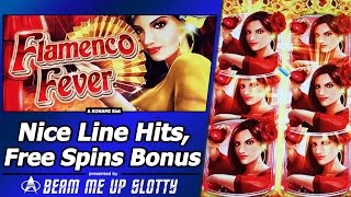 Flamenco Fever Slot - First Look, Nice Line Hits and a Free Spins Bonus in new Konami game