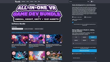 Humble Bundle: The All-in-One VR Game Dev Bundle: Unreal, Godot, Unity + 1001 Assets - 27.02.2025