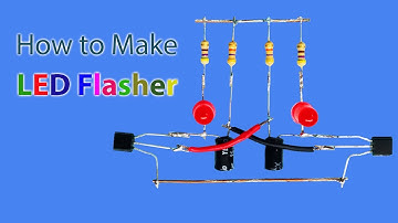 How to Make Double LED Flasher | UTsource Projects