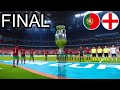 PES 2021 | Portugal VS England FINAL EURO 2021 | C.Ronaldo injured again in the Final | FootballLive