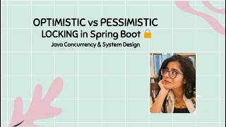 Optimistic vs Pessimistic Locking in Spring Boot | Java Concurrency & System Design