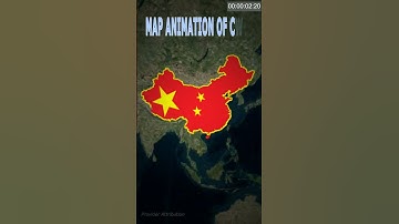 MAP ANIMATION OF CHINA #shorts #china #map