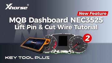 Xhorse VVDI Key Tool Plus MQB NEC3525 Lift Pin & Track Cut Tutorial  VVDISHOP