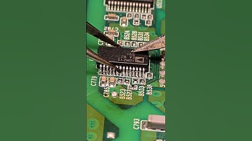 RS-232 Transceiver Swap: ADM213 Chip Rework with Hot Air! ⏱️