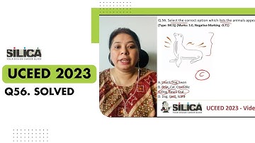 UCEED 2023 Solved Paper - Question 56 | UCEED 2024 Preparation | Crack UCEED Exam | SILICA Institute