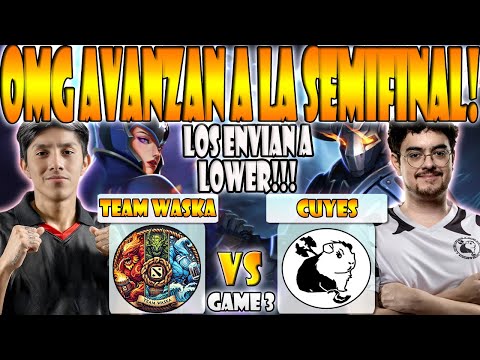 TEAM WASKA VS CUYES BO3[GAME 3]PARKER, MATTHEW, DARKMAGO VS MNZ- PGL WALLACHIA SEASON 2 SA - DOTA 2