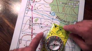 Orienting a Map and Compass