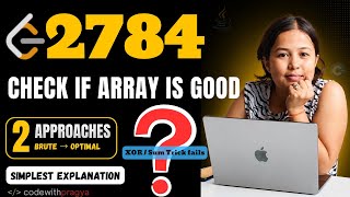 Check if Array is Good | Super Simplified | Sorting | Count Array | Leetcode 2784