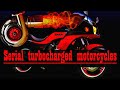 Serial turbocharged motorcycles