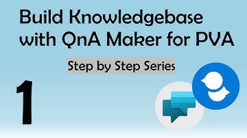Build Knowledge base with QnA Maker for Power Virtual Agents