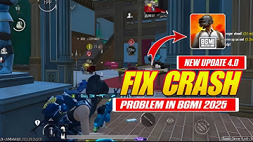 4.0 Update Bgmi Auto Back Problem Fix 🤩 | Bgmi Crash Problem | Bgmi Auto Back Problem