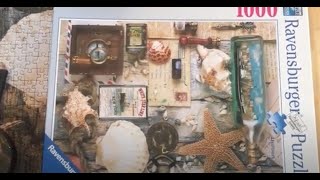 Ravensburger Maritime Souvenirs Puzzle--1000 piece puzzle put together!