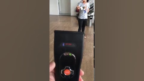 RFID reader VH 75 Distance test