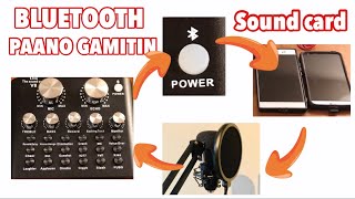 How to Use or Set up BLUETOOTH from v8 Sound Card,pagandahin ang boses sa recording screenshot 2