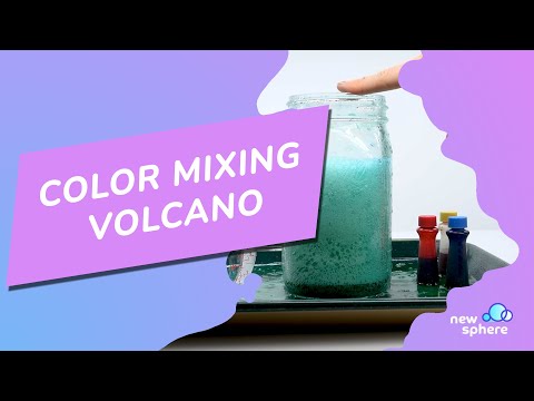 Color Mixing Volcano