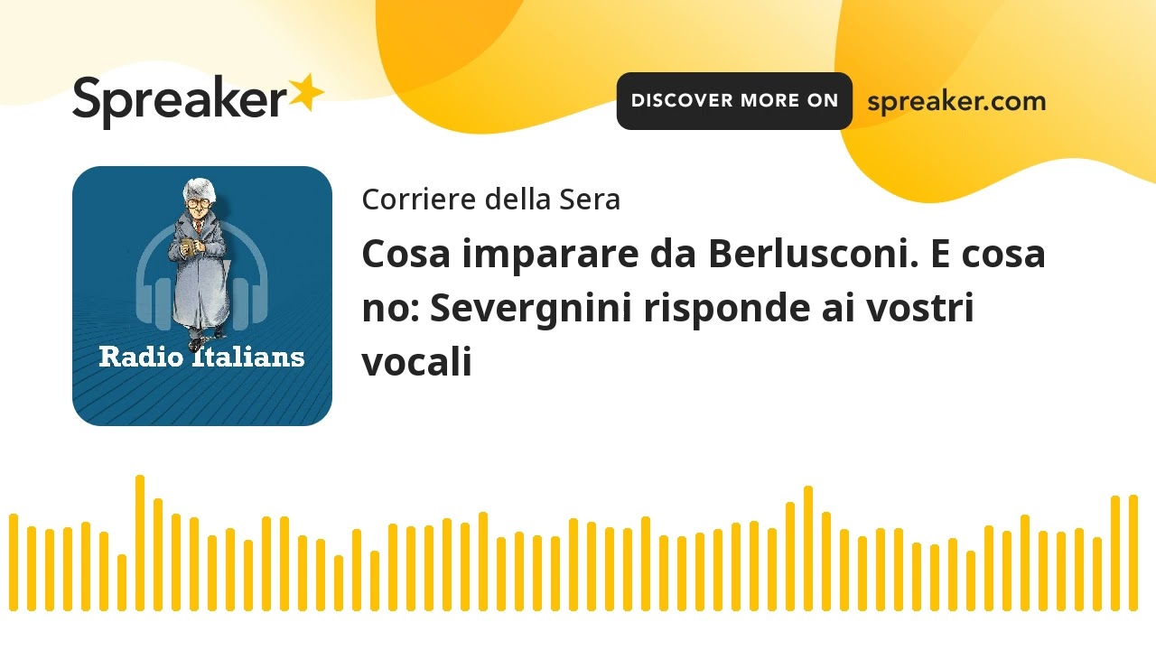 Cosa imparare da Berlusconi. E cosa no: Severgnini risponde ai vostri vocali