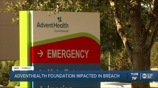 Donors' personal information may have been compromised in data security breach, AdventHealth says