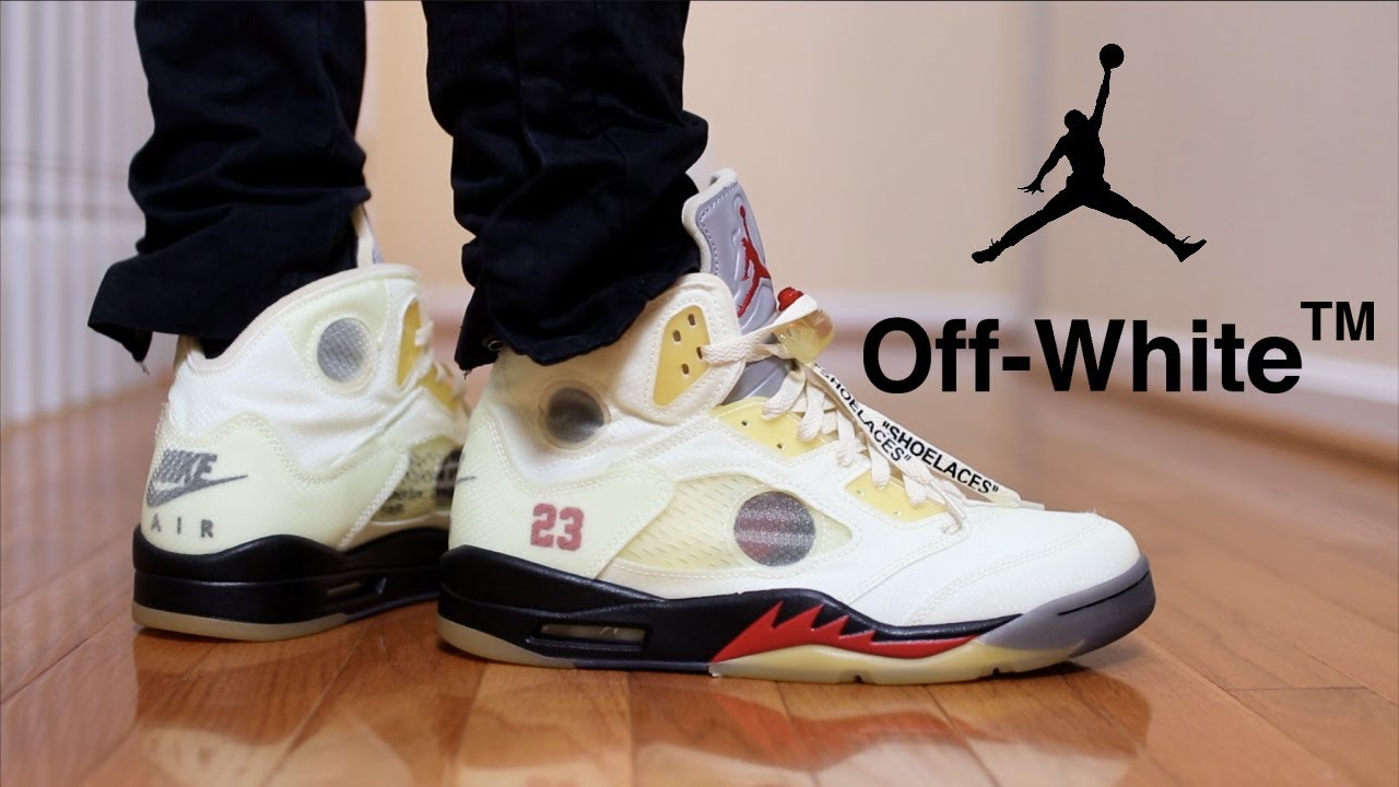 PRICE DROPPED BAD 📉 OFF WHITE x JORDAN 5 SAIL REVIEW & ON FEET 