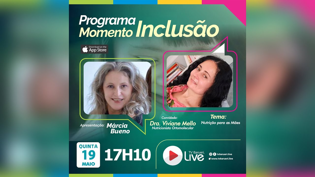Nutrição Para As Mães | Momento Inclusão