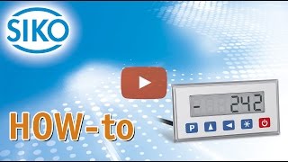SIKO MA503/2 - How to set the resolution