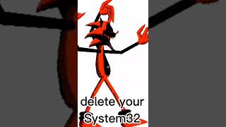 Delete Your System32 #memes #meme #sonicexe #sonicexefnf #sonicexememes #sonicexe2 #shorts #shorts.
