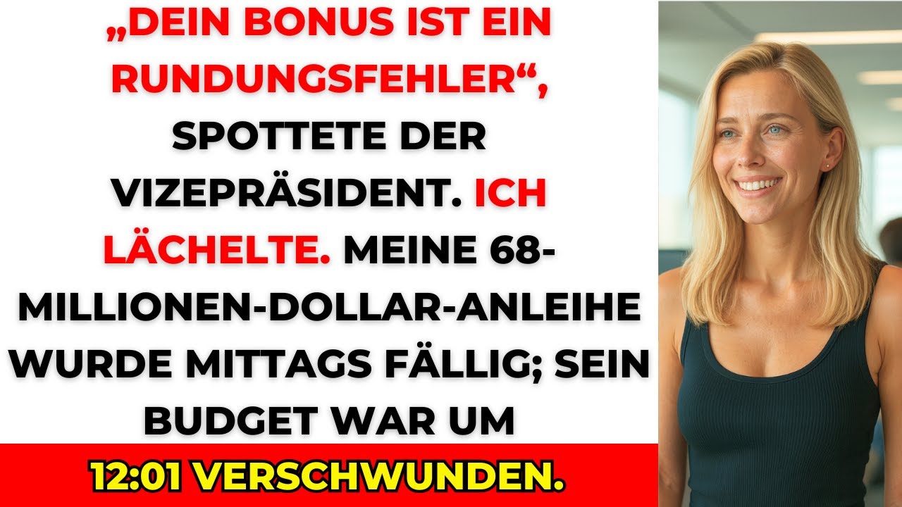 VP nennt meinen Bonus einen Rundungsfehler – Seine Abfindung platzte