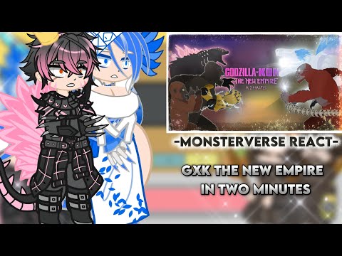 | Kaijus react to Godzilla x Kong: The New Empire In Two Minutes||Gacha Life|| By @slick4785