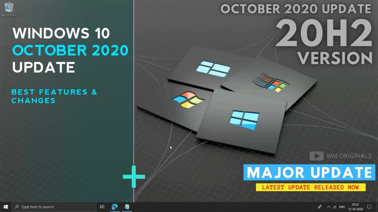 Best of Windows 10 October 2020 Update Official Release Version 20H2  Major Windows Update