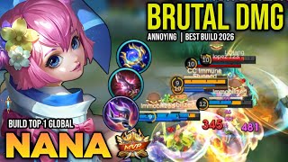 NANA BEST BUILD 2026 | BUILD TOP 1 GLOBAL NANA GAMEPLAY | MOBILE LEGENDS✓