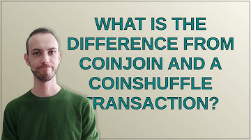 Bitcoin: What is the difference from coinjoin and a coinshuffle transaction?