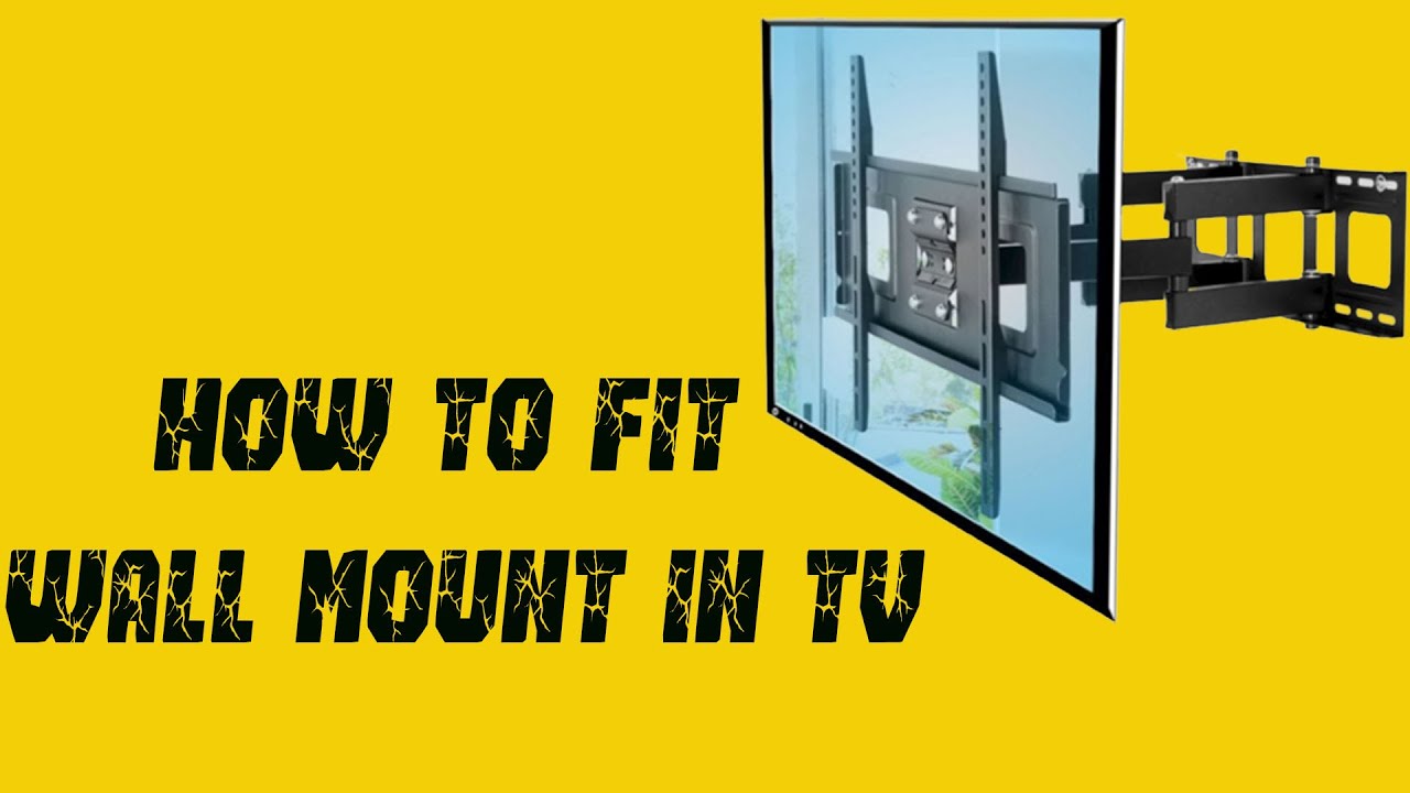 How to Fit Wall Mount in TV Tamil TV Wall Mount Installation Tamil TV Installation Madurai