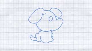 How to draw a puppy (dog) / Как нарисовать щенка (собаку) screenshot 5