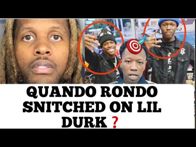 Quando Rondo Snitched On Lil Durk & OTF About Killing Lul Pab (Rumors), Trial Starts In 30 Days