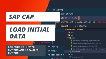 How to load initial data in a SAP CAP application