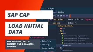 How to load initial data in a SAP CAP application screenshot 4