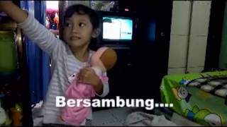 frozen melahirkan masha lucu banget