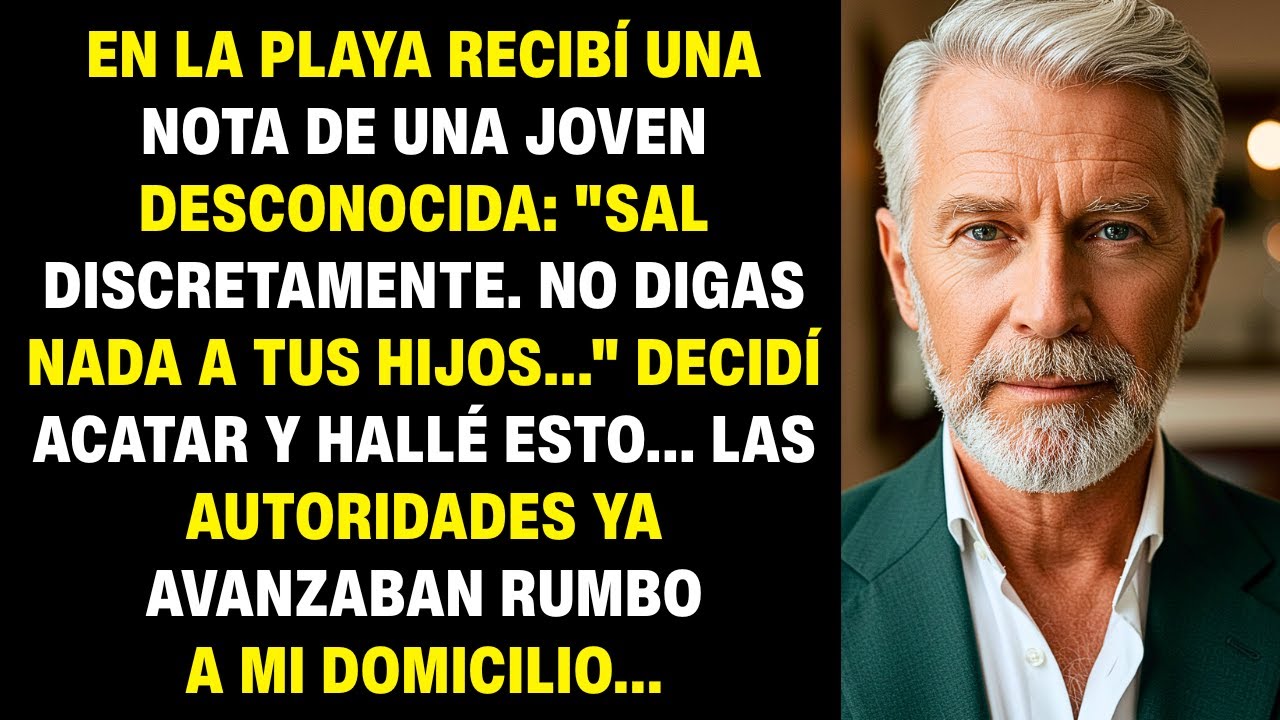 Me Entregaron Una Nota En La Playa: 