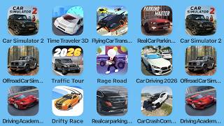 Car Simulator 2, Time Traveler 3D, Flying Car Transport, Real Car Parking, Offroad Car Simulator screenshot 2