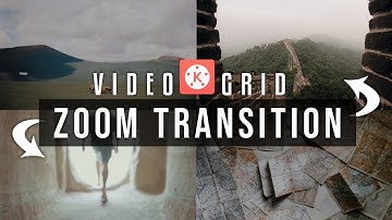 Video Grid Zoom Transition in Kinemaster | Kinemaster tutorial