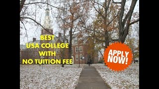 Best USA College With No Tuition Fee | ABCS