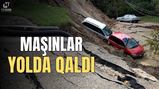 Lənkəran - Lerik Yolu Bağlandi: Torpaq Su Ki̇mi̇ Axdi