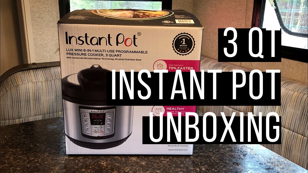 Instant Pot 3 Quart Lux Mini Unboxing 