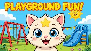 Playground Song for Toddlers | Swing and Slide with Mimi 🛝 | Twinkle Tots