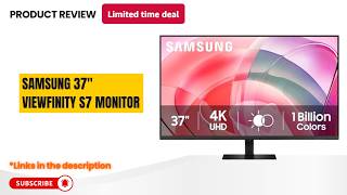 Samsung ViewFinity S7 37" 4K Monitor Review (2025) | Best 4K Productivity Monitor? HDR10, 37-Inch