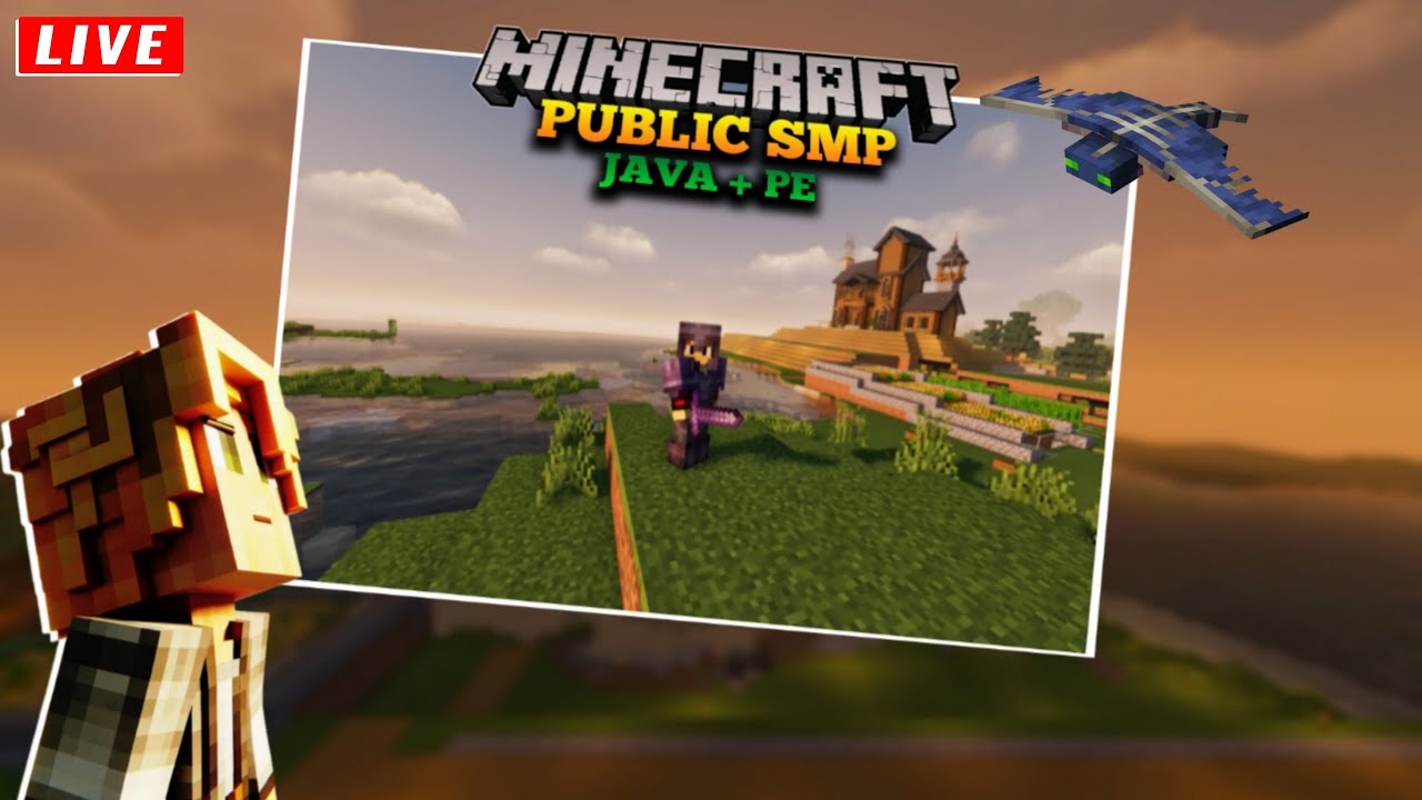 MINECRAFT PUBLIC SMP LIVE ⛏️ | CHORO KA SMP 2.0 LIVE JAVA + MCPE - YouTube