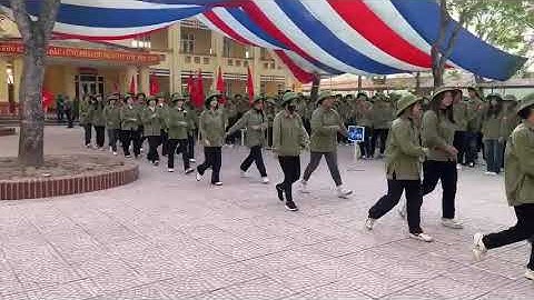 Ngoại khóa của tổ tự nhiên 2. Kỷ niệm 80 năm ngày thành lập Quân đội nhân dân Việt Nam 22/12/2024.