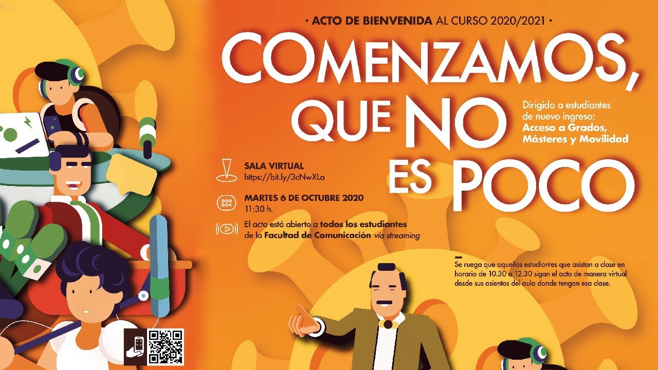 Acto de bienvenida al Curso 2020/2021 - YouTube